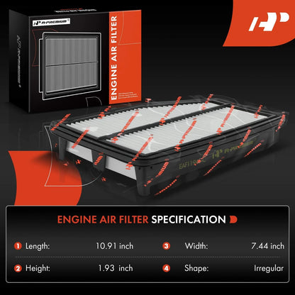 Pack of 2 Engine Air Filters for CR-V (2015-2016) by Honda