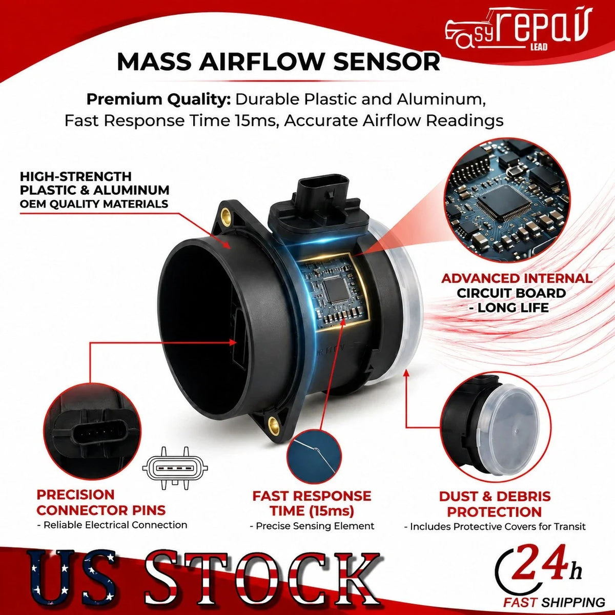 Mass Air Flow Sensor for Vitara/Sidekick (1999-2003) Suzuki