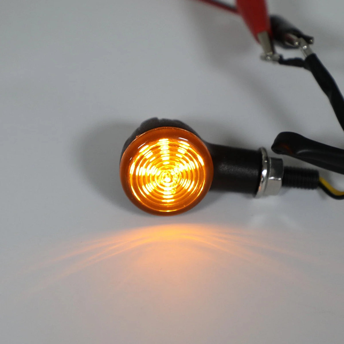 Small Bullet Turn Signal Lights (LED) for Motorcycles - Universal Fit