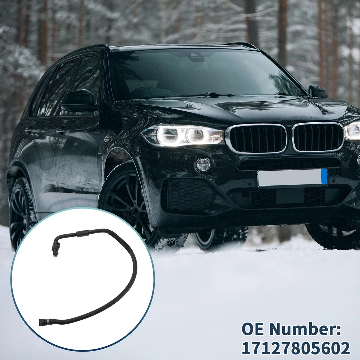 Radiator Hose Compatible with BMW X5 and X6 2009-2013