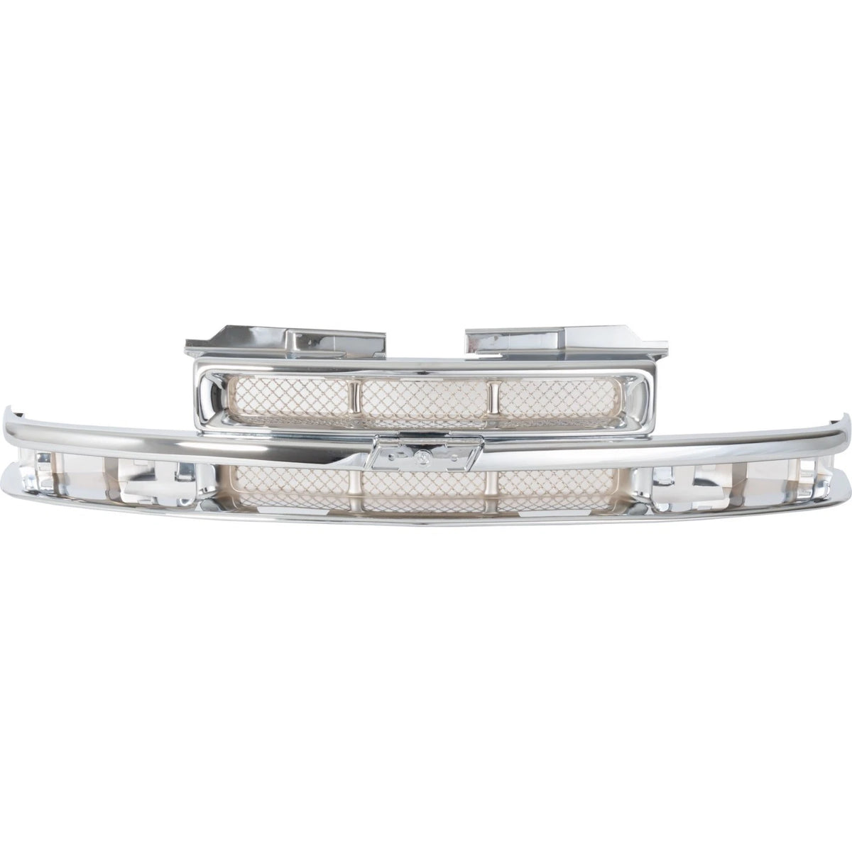 Grille for Chevrolet S10 Blazer (1998–2005) Chrome Plastic