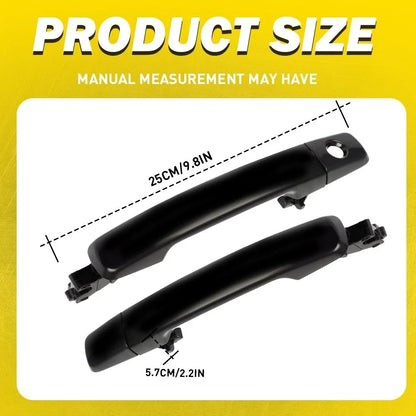 Outside Door Handle Set - 4Pcs for Nissan Frontier 2005–2008