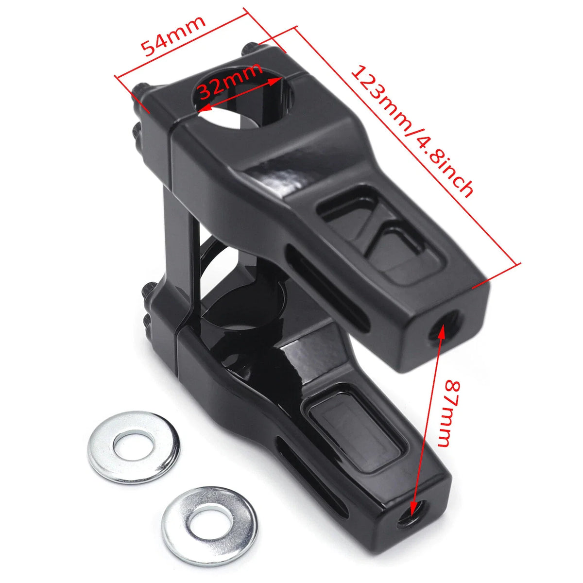 4" Riser Handlebar Top Clamp for Harley Softail Breakout Fat (2013–2023)