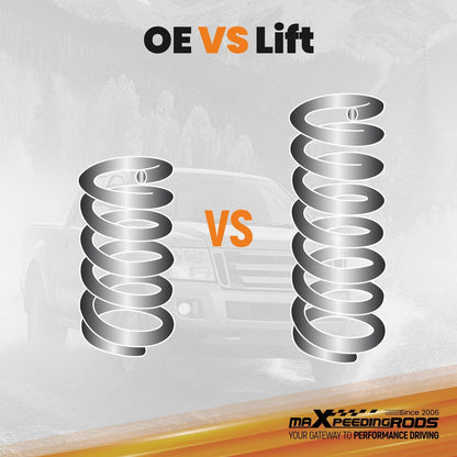2" Steel Coils Front Lift Springs for Ram 3500 4WD (2003–2012)