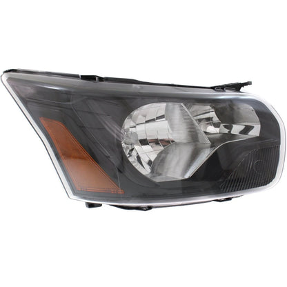 Set of 2 Headlights for Ford Transit-250 (2015–2016) Halogen Black