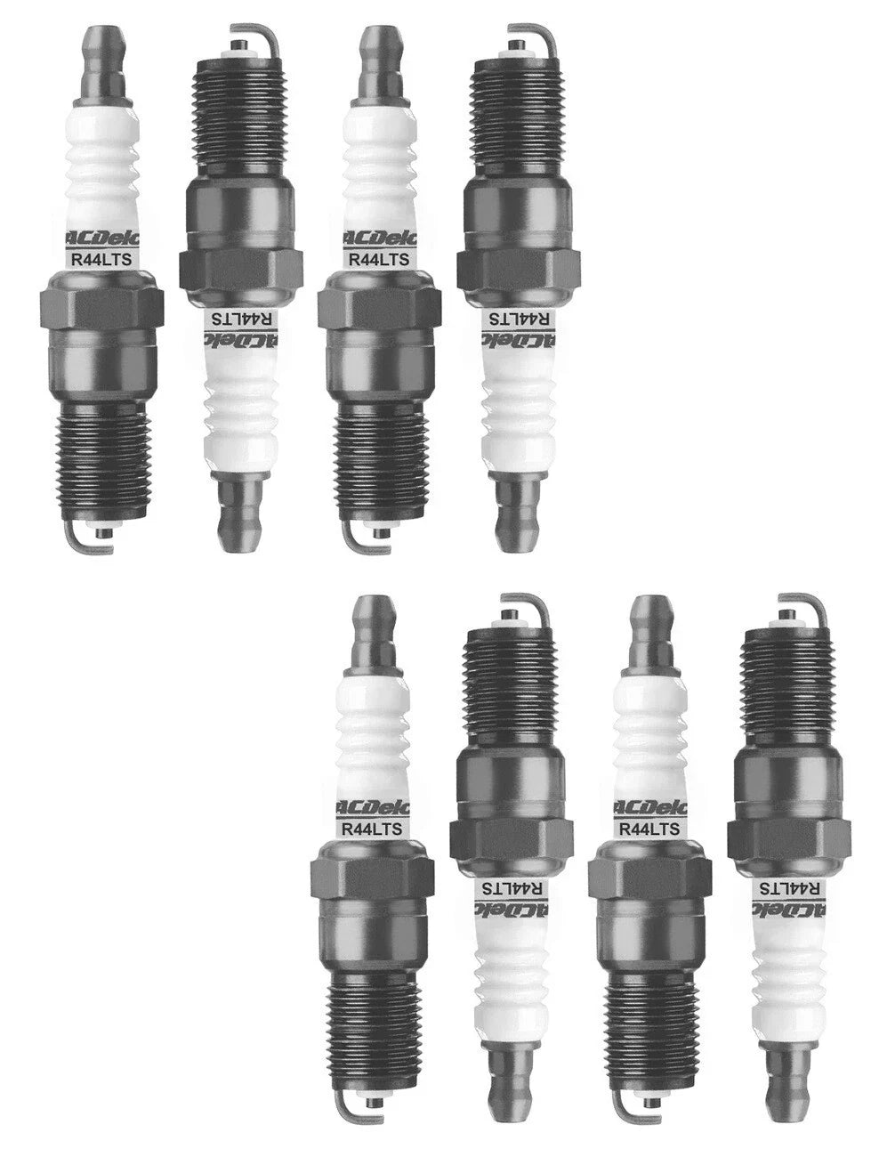 Set of 8 Spark Plugs for Buick Caddy Fleetwood Chevy Caprice Pontiac V8 (–)
