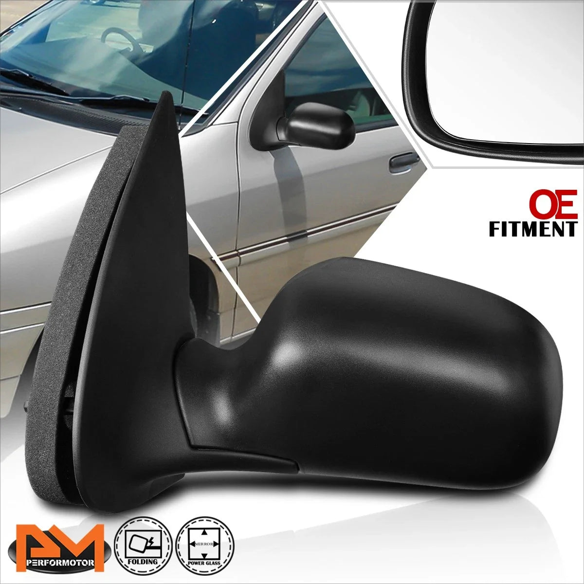 Powered Adjustable Left Door Mirror OE Style for Ford Windstar (1995-1998)
