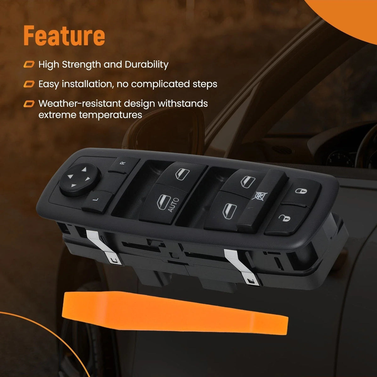 Master Left Power Window Switch for Dodge Grand Caravan (2012-2015)