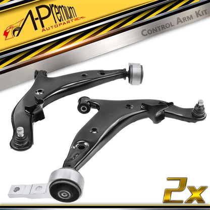 2X Front Lower Control Arm with Ball Joint for Nissan Quest (2004–2009)