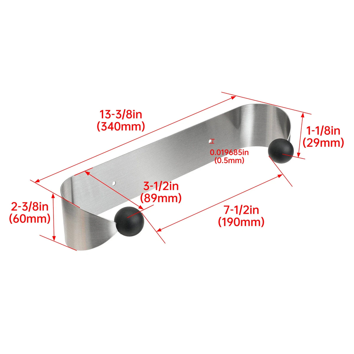 Kitchen Bathroom Wall Mount Paper Towel Holder Under Cabinet