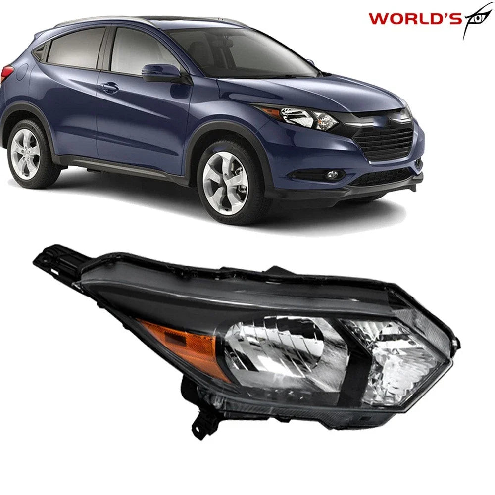 Passenger Headlights for Honda HR-V (2016–2018) Black Factory