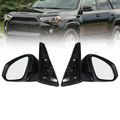 Side Mirror Set for Toyota 4Runner (2014–2018) - Black