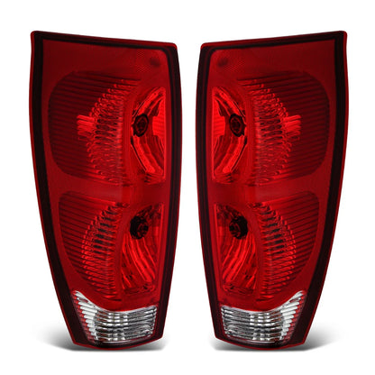 Chrome Tail Light Assembly for Chevy Avalanche 1500 2500 (2002–2006)