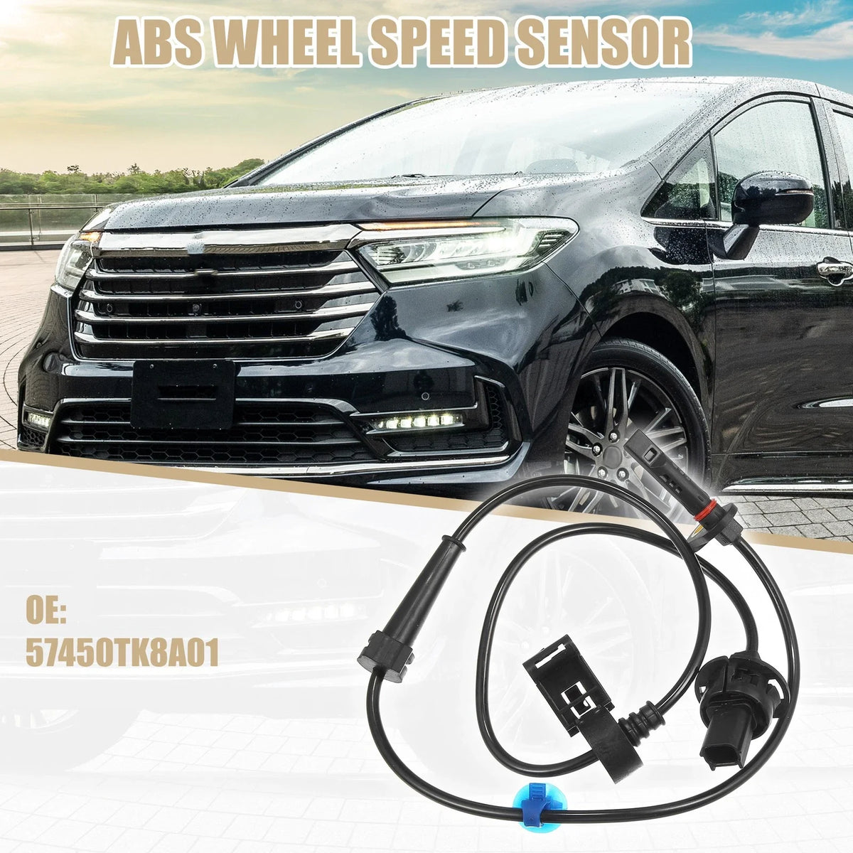 ABS Sensor No. 57450TK8A01 for Honda Odyssey (2011–2017)
