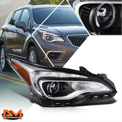 Right Side LED DRL Projector Headlight for Buick Envision 2016-2018