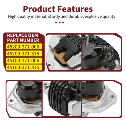 Front Left & Right Brake Caliper Assembly w/Pads for Goldwing 1000 (75-77)
