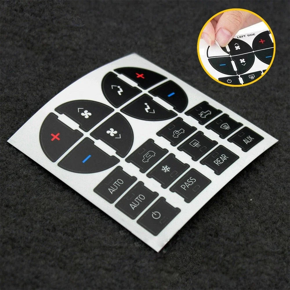 AC Dash Button Repair Kit for GM SUV Trucks (Fits )