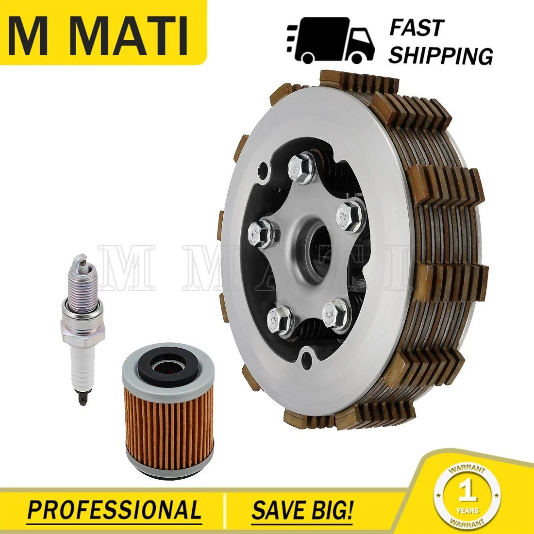 Clutch Kit for Yamaha Warrior Raptor 350 (2000 to 2007)