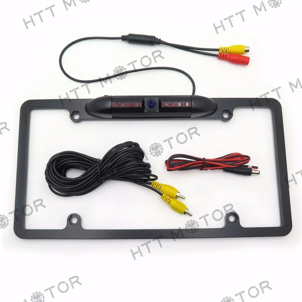Universal Rear View Camera for Car License Plate Frame (170° Viewing Angle)