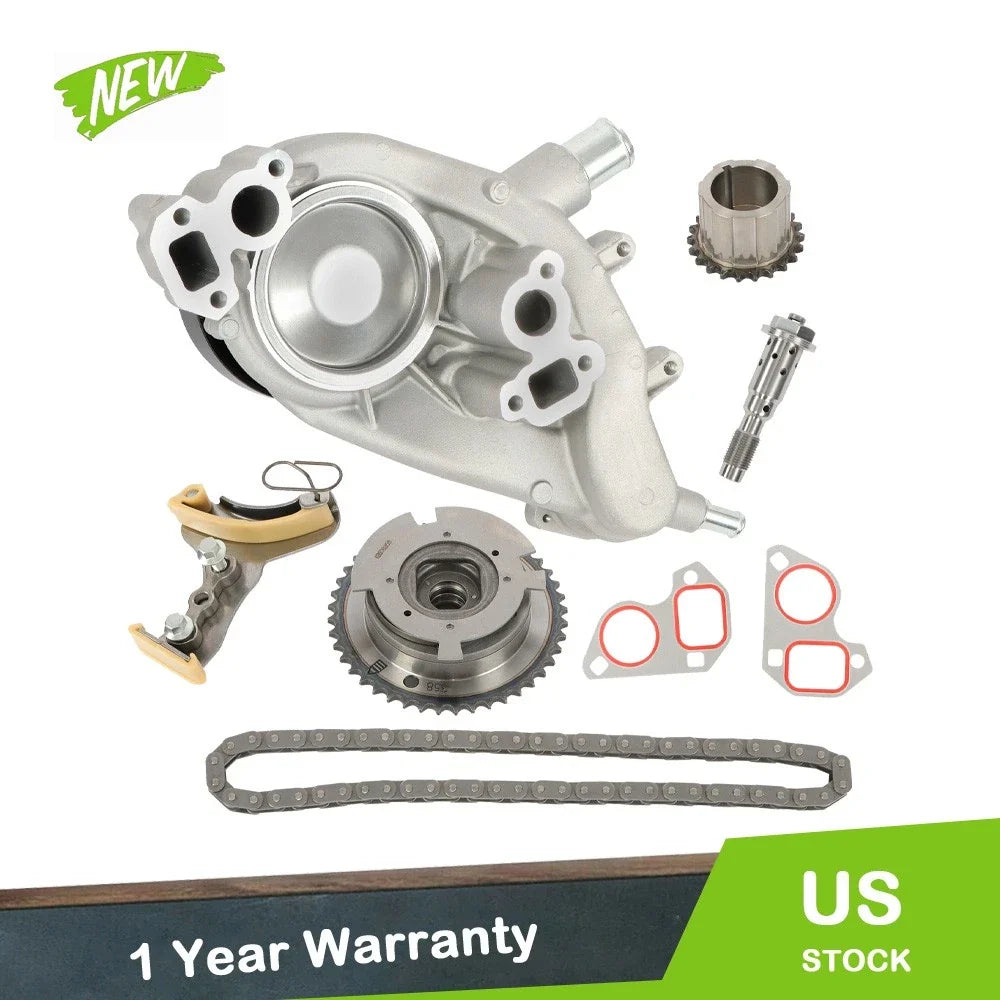 Timing Chain Kit with Water Pump Gear & Solenoid for 2001-2013 Silverado