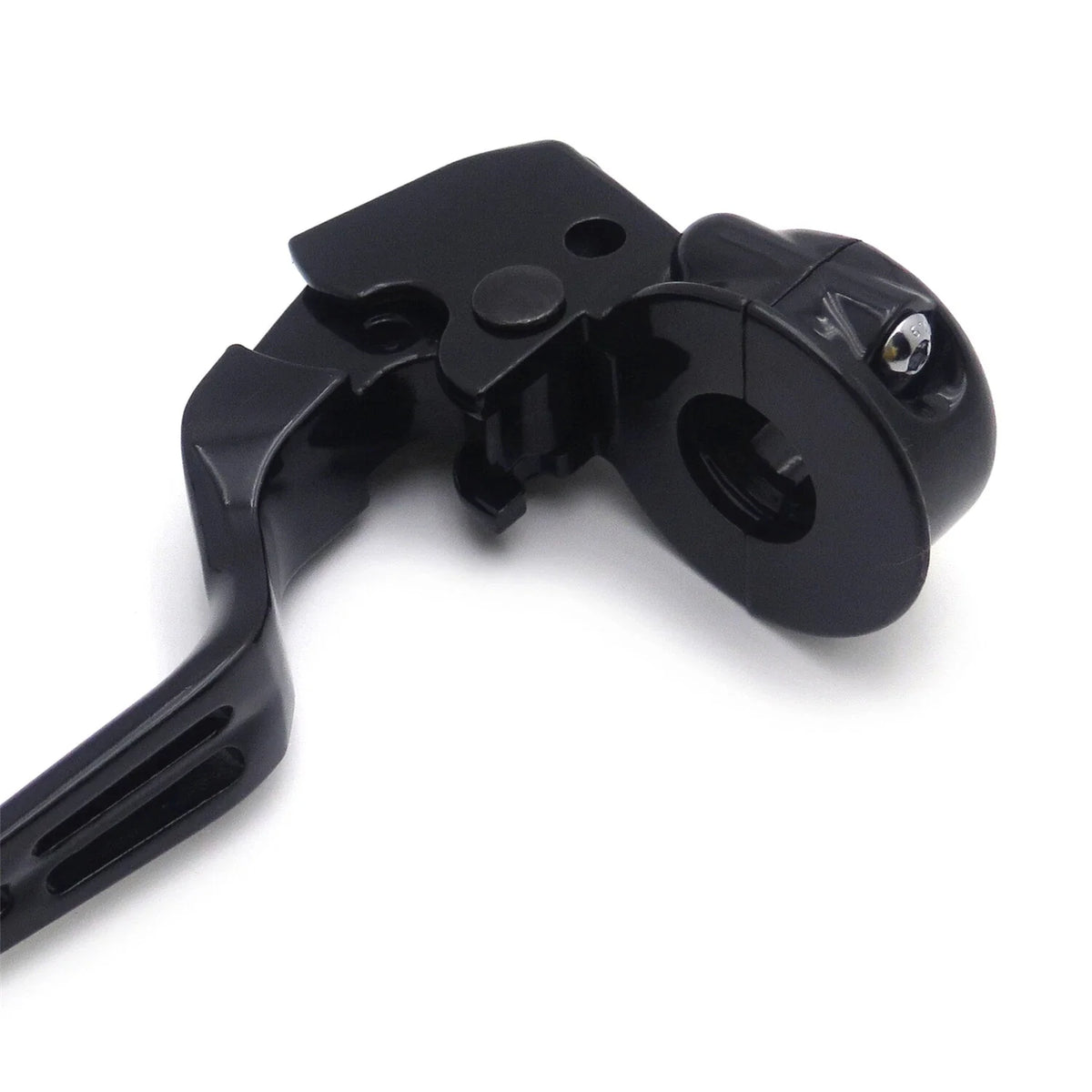 Black Clutch Lever & Mount Bracket for Harley Dyna/Softail 2008-2014
