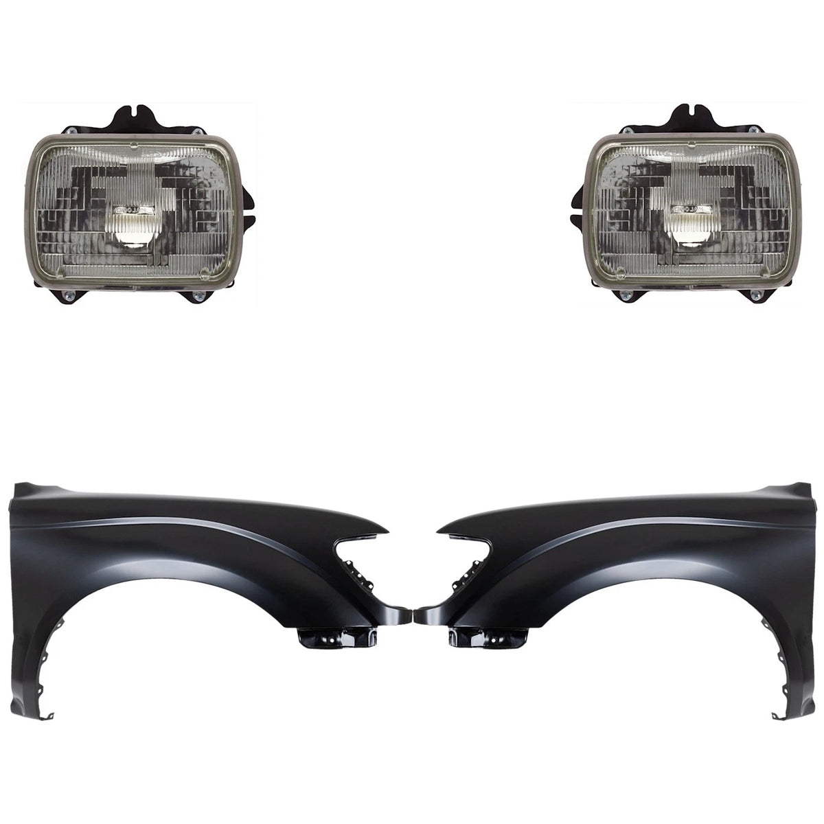 Halogen Headlight Kit for Toyota Tacoma (1995–1997) LH RH Assembly