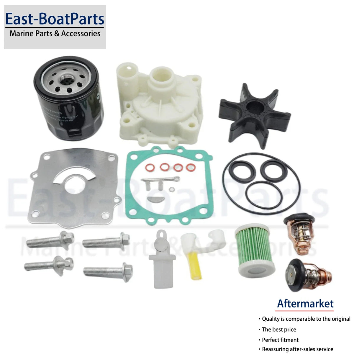 Service Parts Kit Water Pump Impeller for Yamaha F200C F225B (2000–2006) 61A-W0078-00