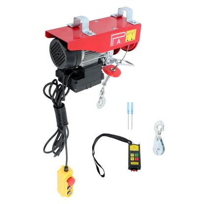 Electric Hoist 440lbs with Wired & Wireless Remote Control (110V)