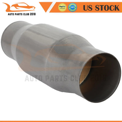 Universal Catalytic Converter 3" In/Out Stainless Steel 410300 OBDII