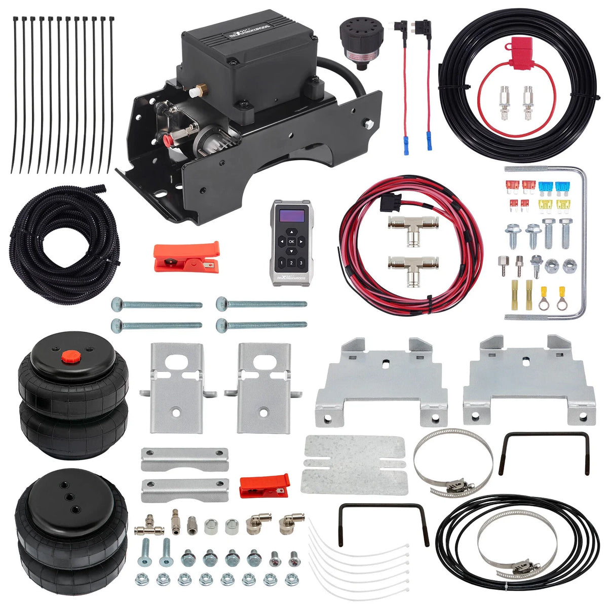 Air Spring Bag Set with Wireless Compressor for 2007–2018 Chevy 1500