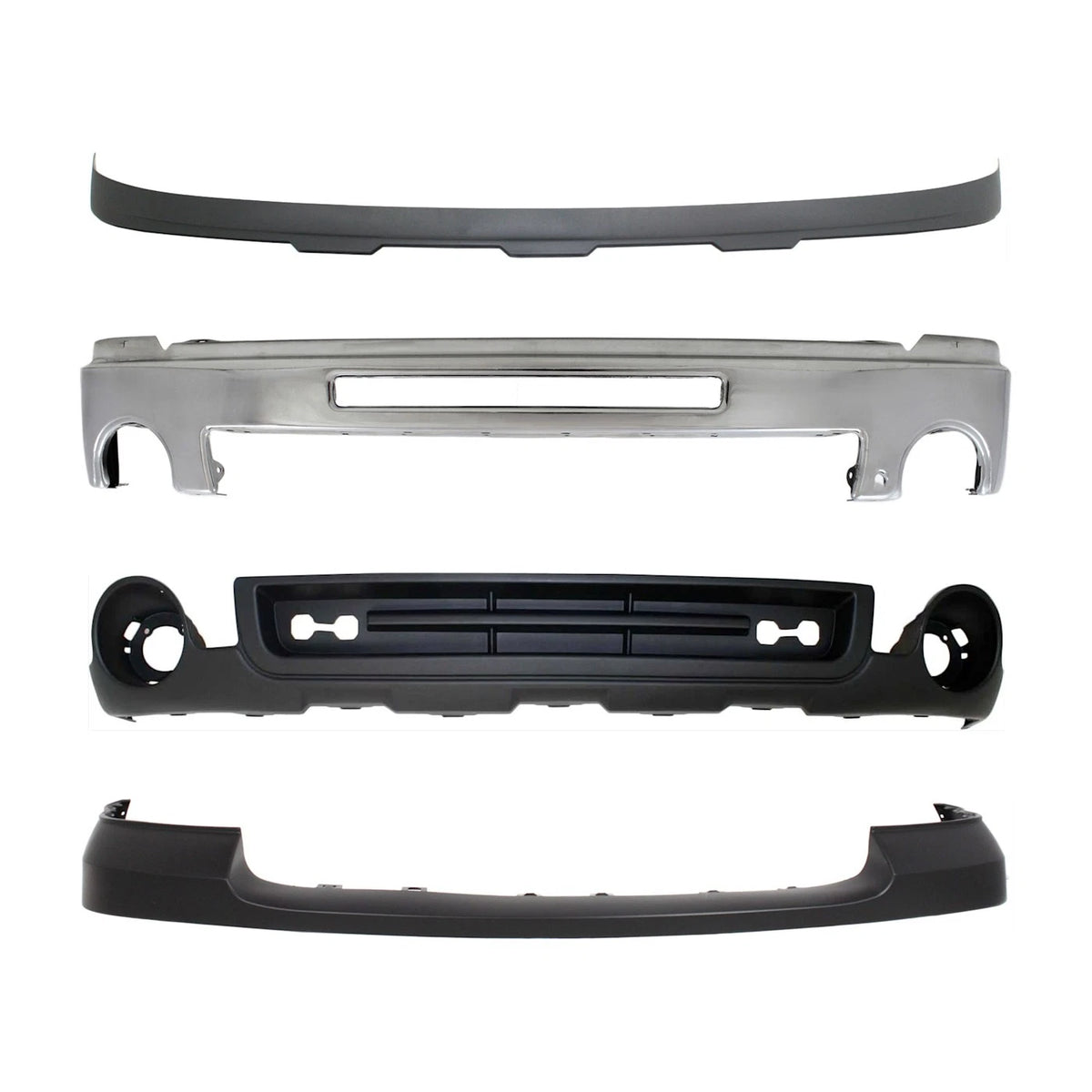 Front Bumper Face Bar for GMC Sierra 1500 (2007–2013)