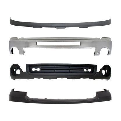 Front Bumper Face Bar for GMC Sierra 1500 (2007–2013)