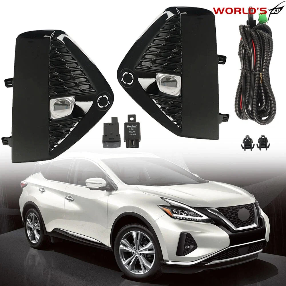 LED Front Bumper Fog Lights for Nissan Murano (2019–2023)