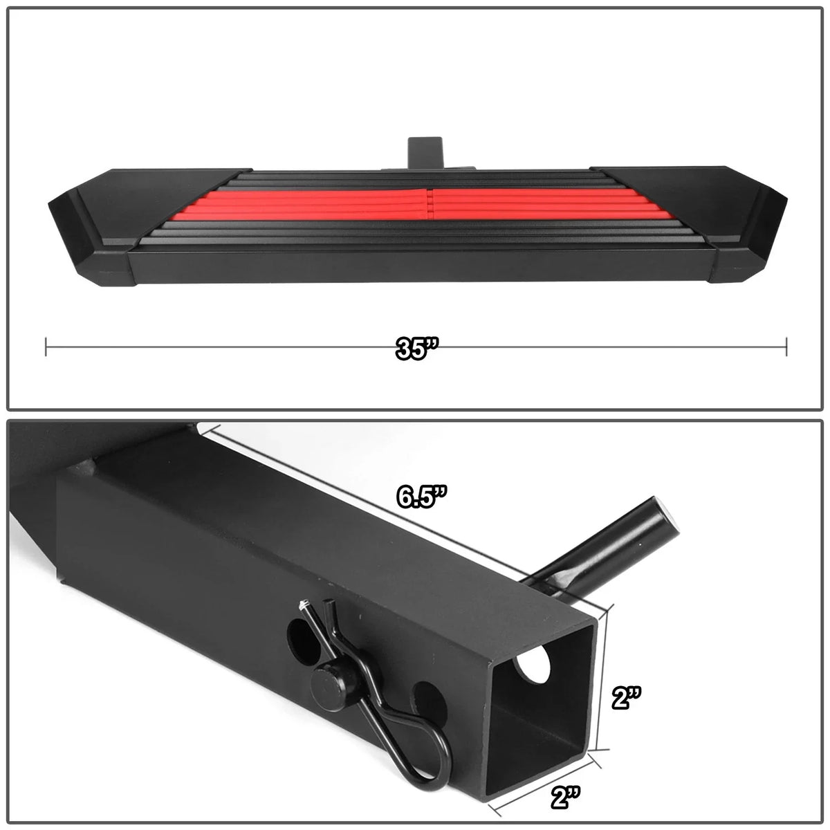 2" Receiver Rear Bumper Guard for Pickup SUV (2000–2023)