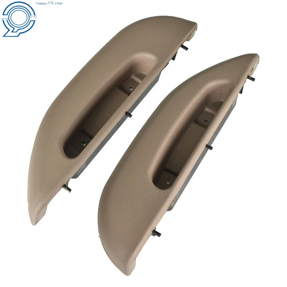 Set of 2 Tan Interior Door Armrests for 1996–2002 Chevy GMC Van