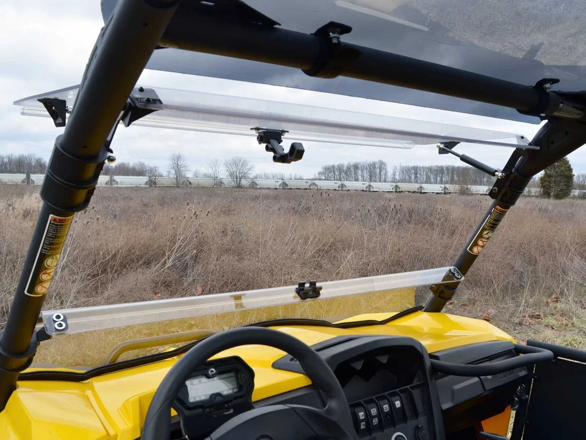 Scratch Resistant Flip Windshield for Commander 800/1000/Max 2011-2023