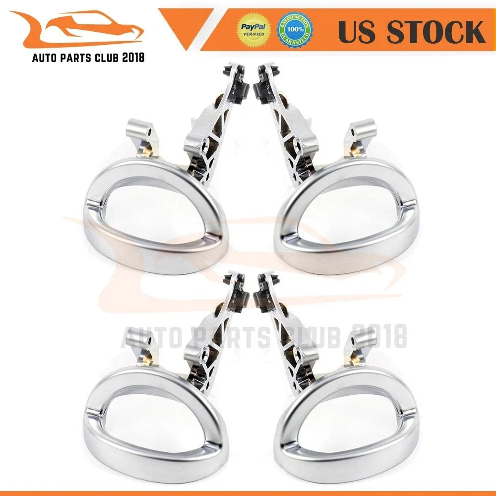 Set of 4 Chrome Inner Door Handles for Dodge Nitro (2007–2012)