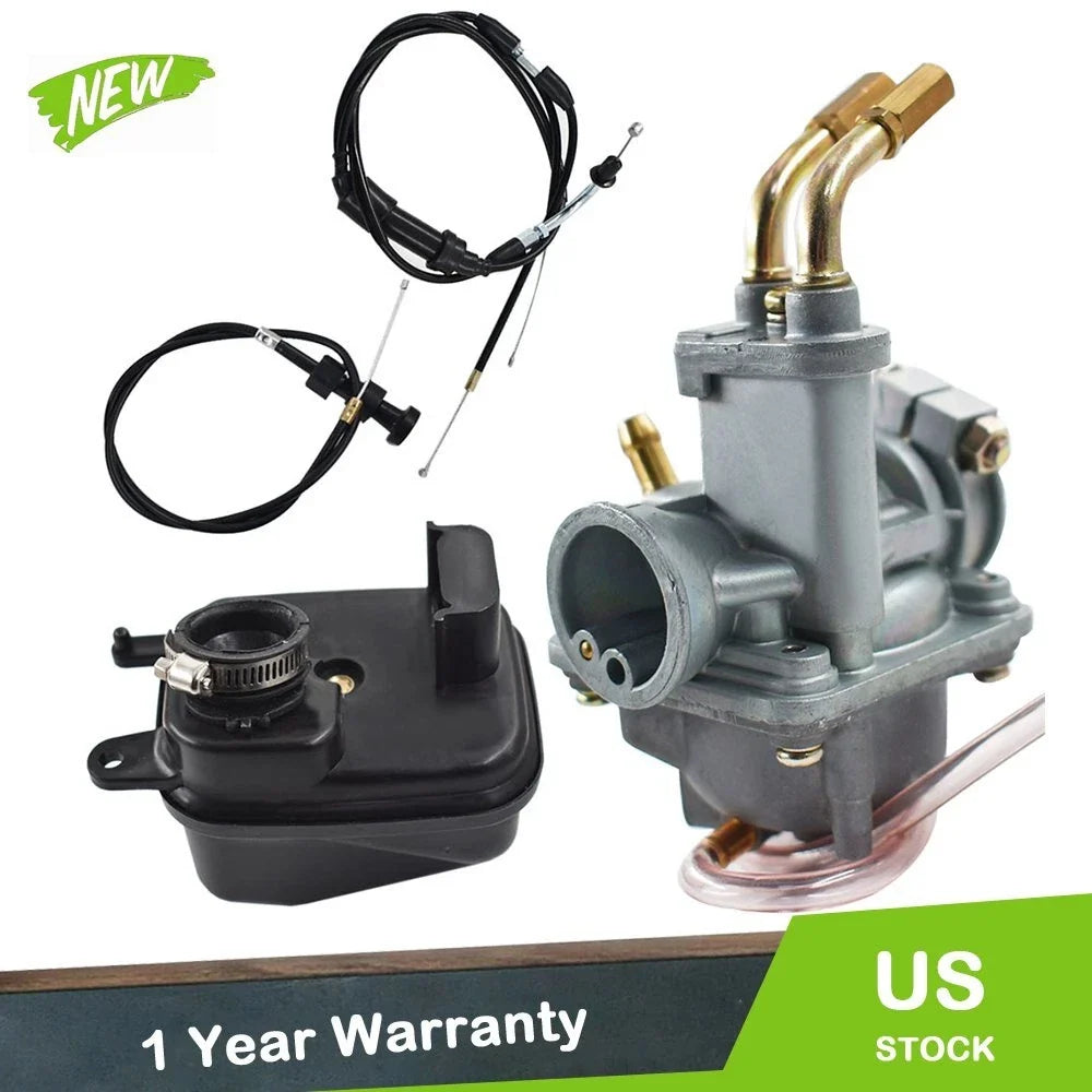 Carburetor Air Filter & Throttle Choke Cable for Yamaha PW50 (1999–2006)
