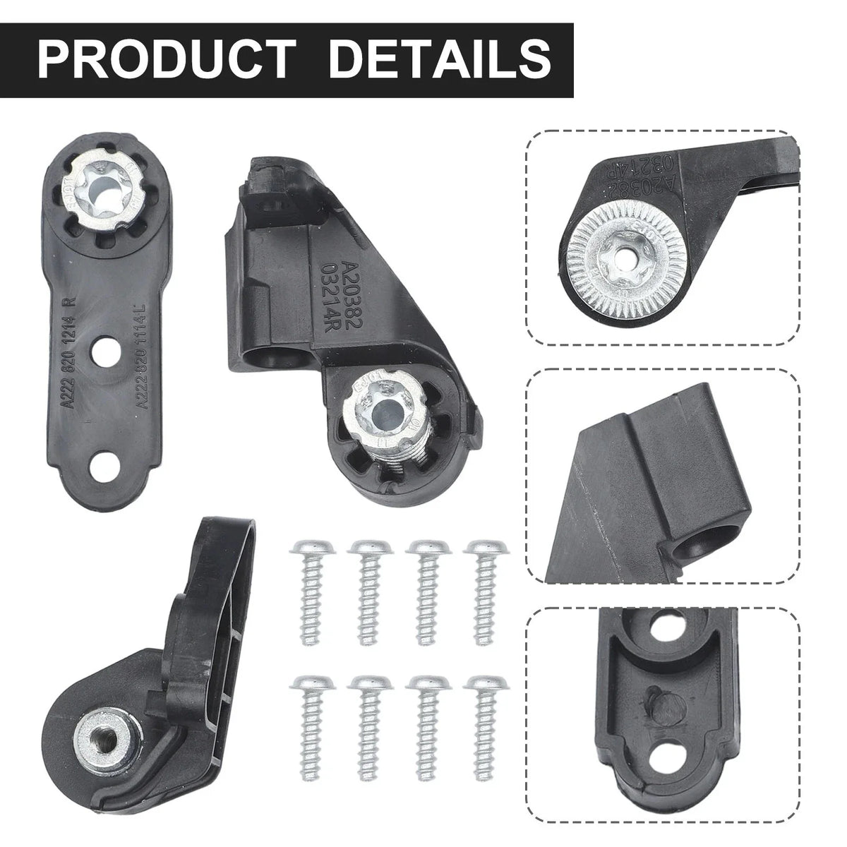 Headlight Bracket Replacement Kit for