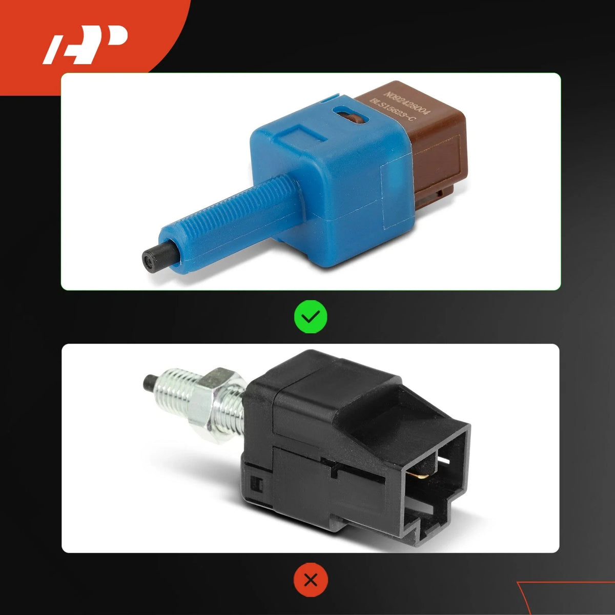 Brake Light Switch Compatible with Nissan Cube (2009-2014) & Versa (2012)