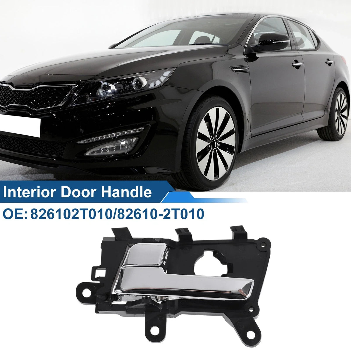 Front Passenger Side Interior Door Handle for Kia Optima (2011–2013) No. 826102T010