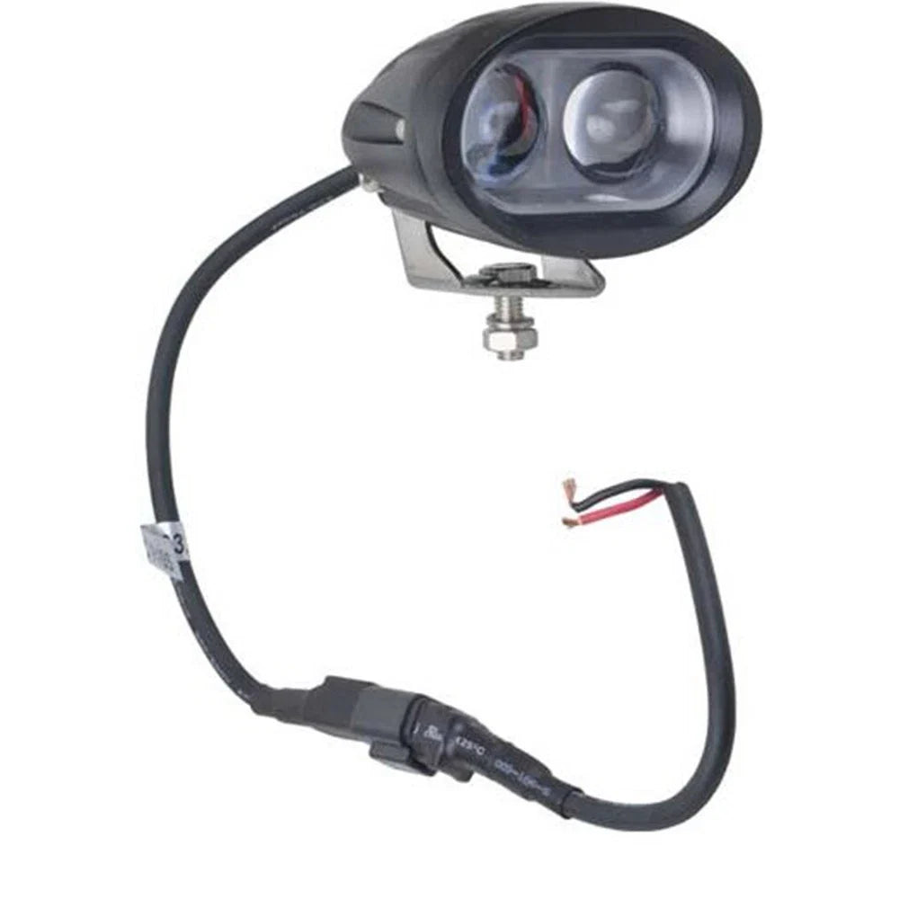 Red Fork Oval Work Spot Light for Forklift (EW2000R, 550-10026) 4"x3"