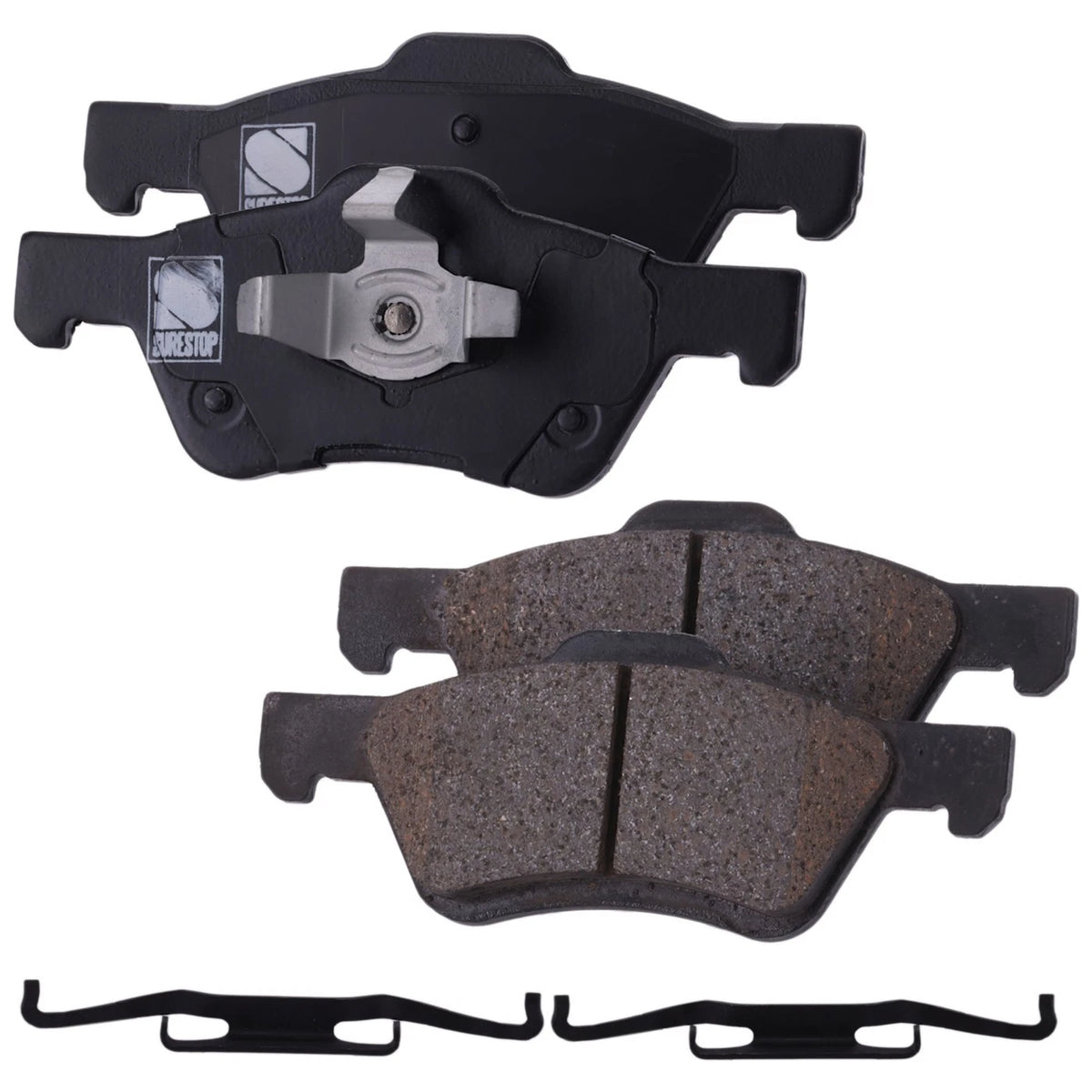 Front Ceramic Brake Pad Set for Ford Escape (2005–2012) FLEX Steel Piston