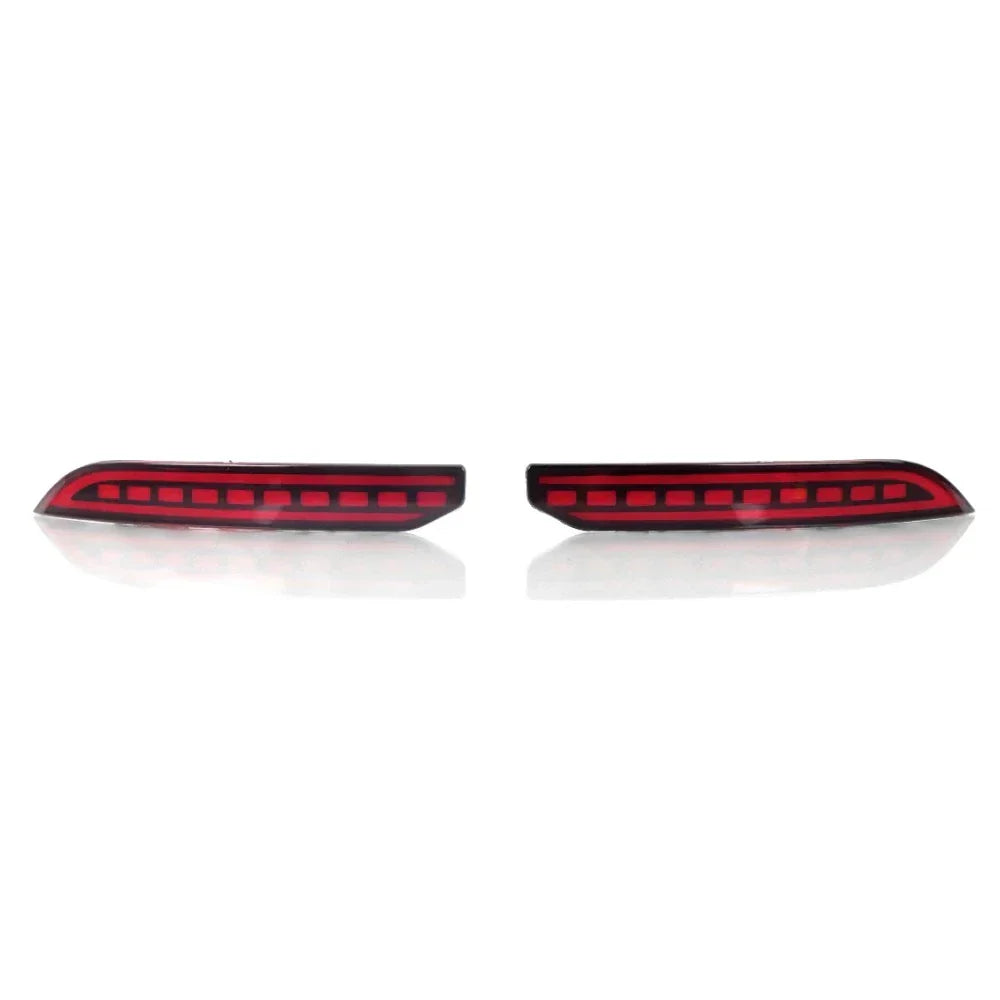 Red Lens LED Fog Light 4in1 Turn Signal for Jeep Grand Cherokee 2021-2025