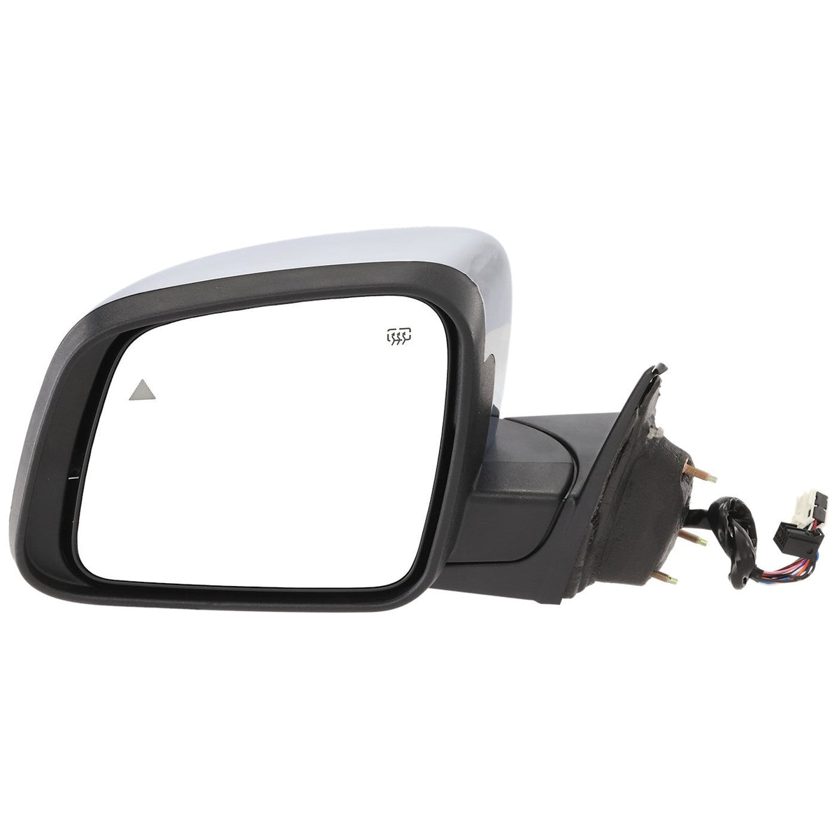 Left Heated Manual Folding Mirror for 2022 Jeep Grand Cherokee WK Chrome
