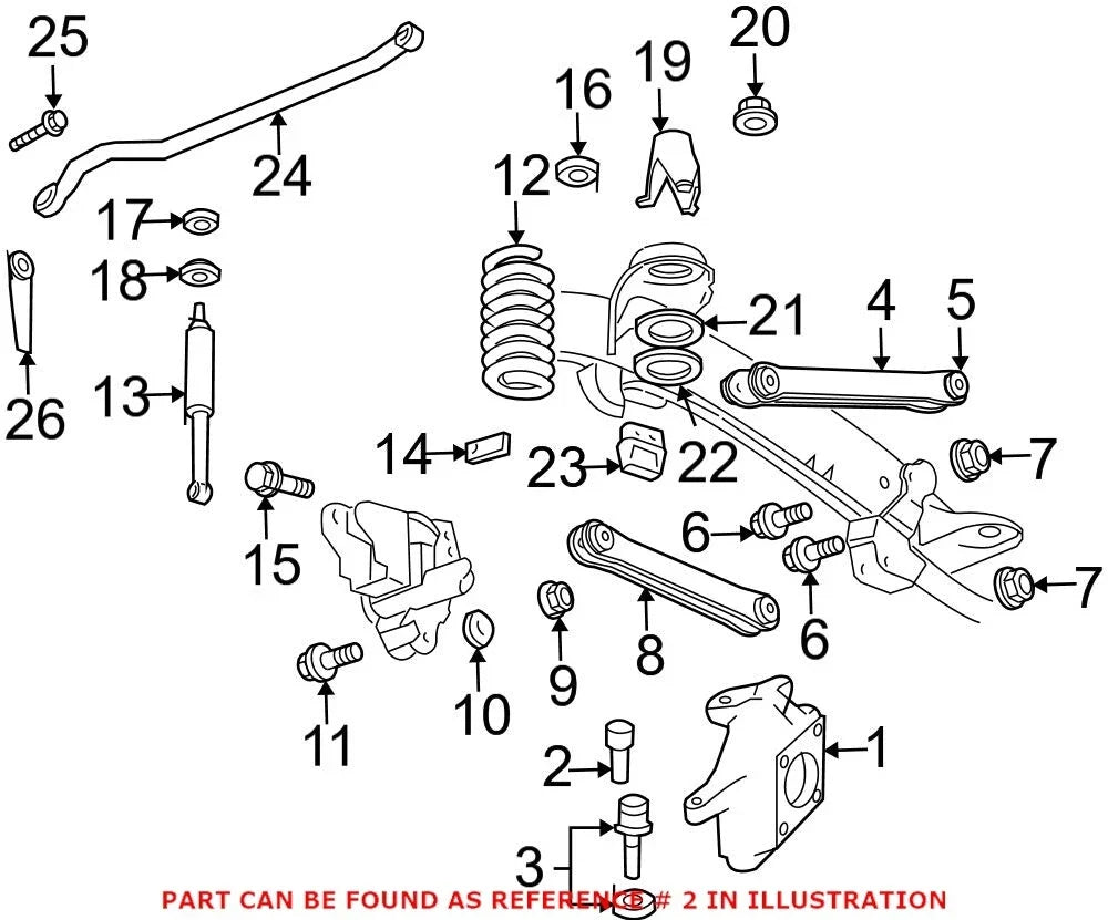 Front Upper Ball Joint - OEM for Dodge Ram 2500 3500