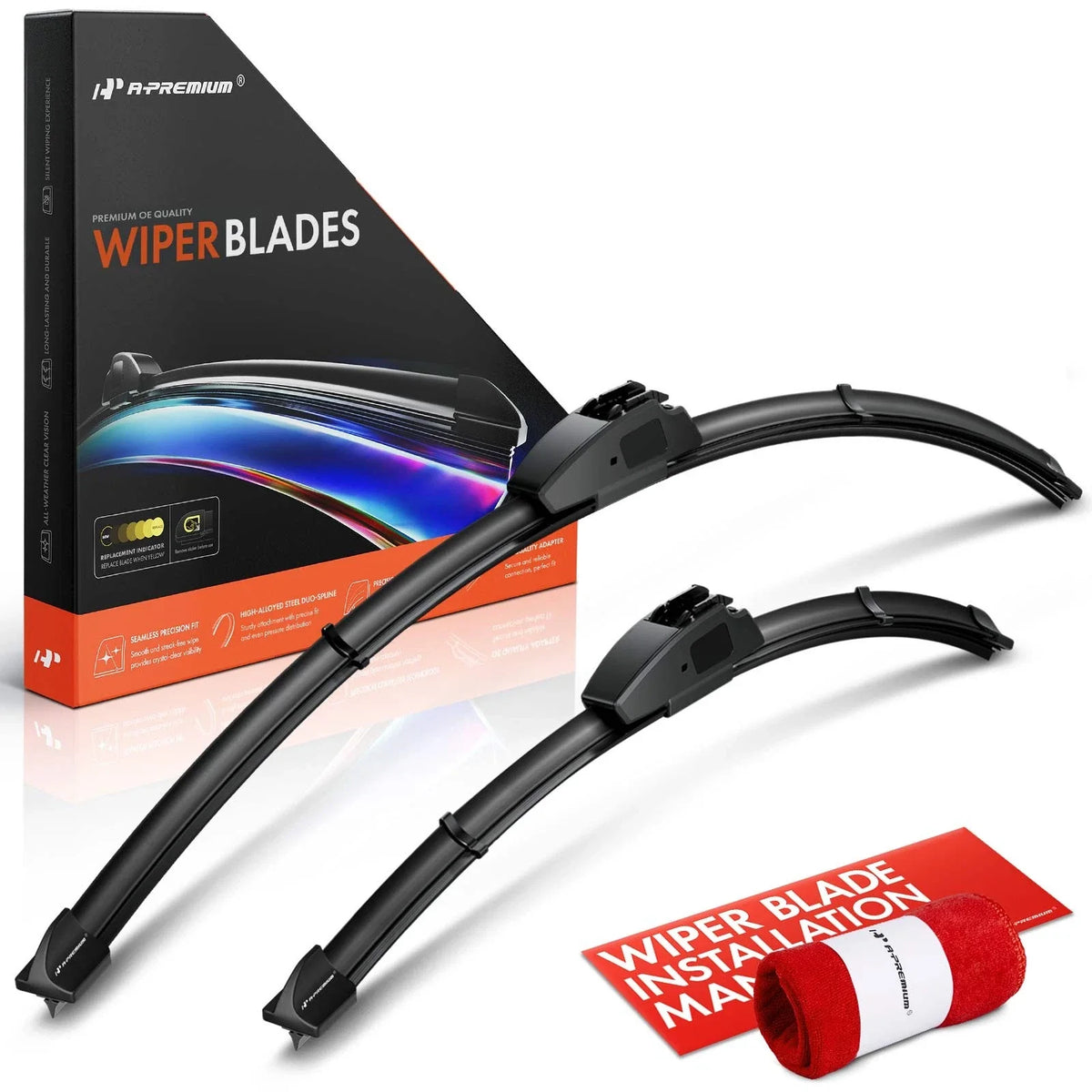 2X Front Windshield Wiper Blades for Ford Ranger (2019–2023)
