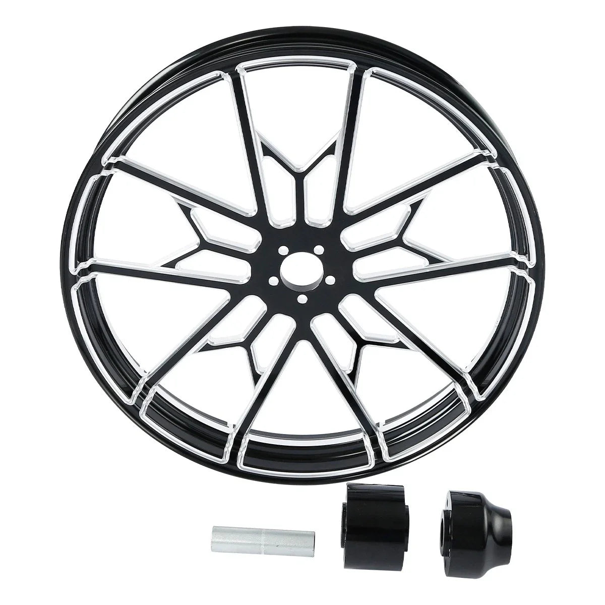 23" Front Wheel Rim Single Disc Hub for Harley Street Road Glide (1997–2021)