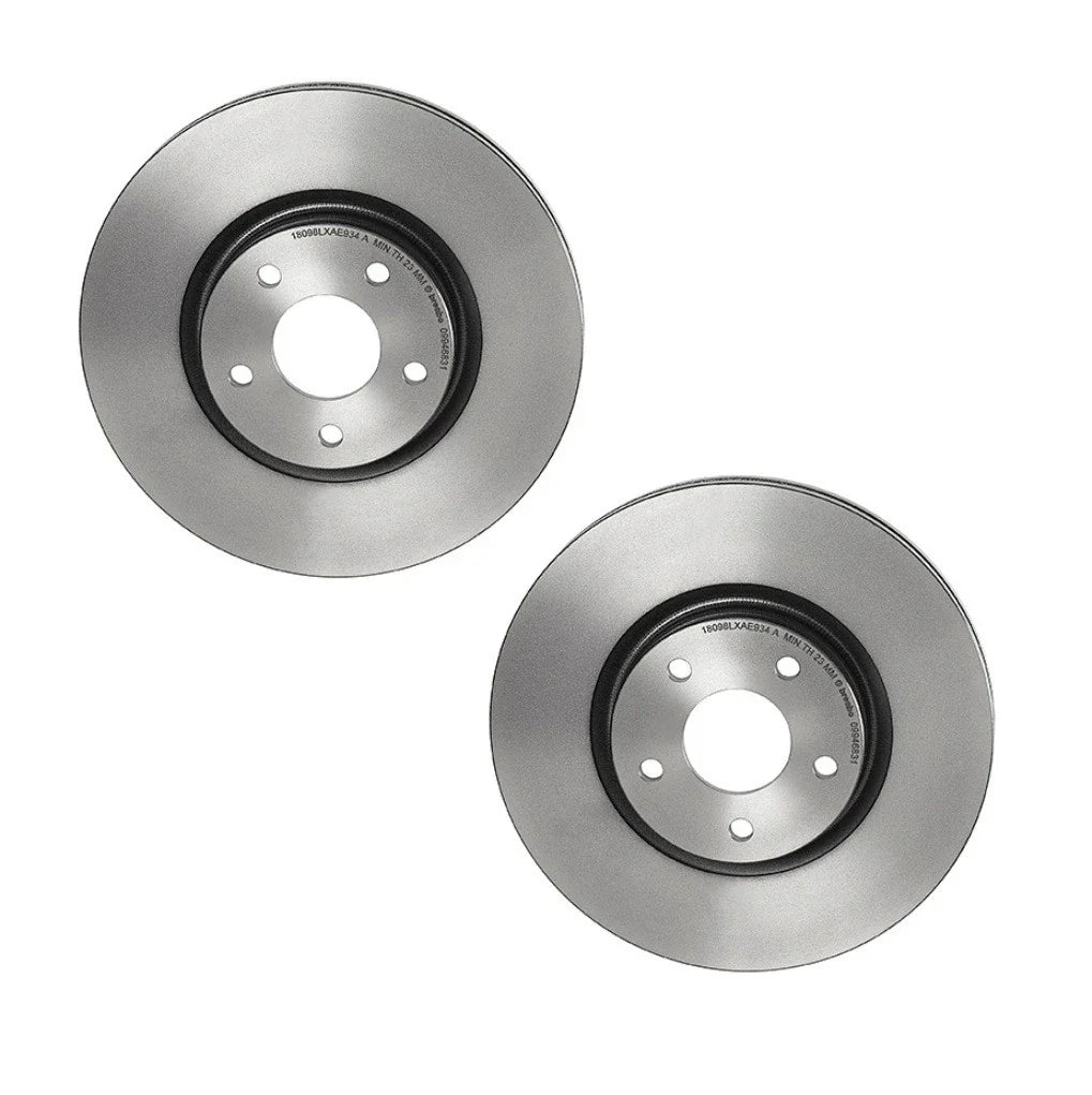 Set of 2 Brembo Front 300mm Vented Brake Disc Rotors for Ford C-Max Escape (2013–2019)