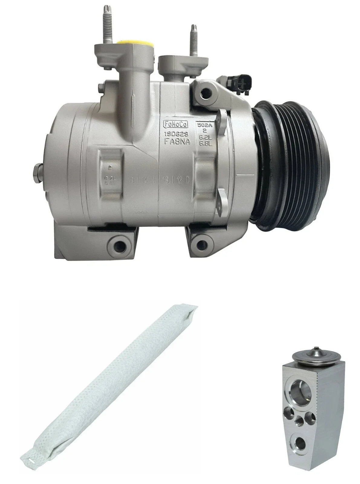 AC Compressor Kit Replacement for Ford F-550 Super Duty (2019–2019)